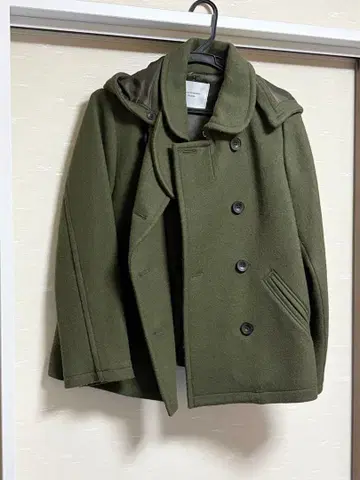 URBAN RESEARCH DOORS 후드 부착 피 코트