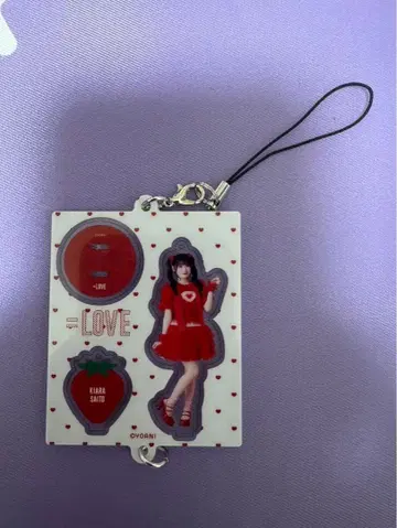 = LOVE 미니 복권 vol.2 사이토 지아라 특별 의상 아크릴 키링
