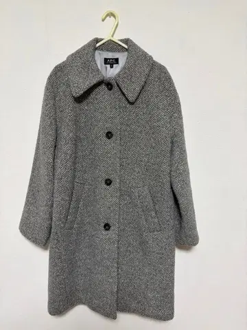 A.P.C. 그레이 롱 코트 사이즈 36
