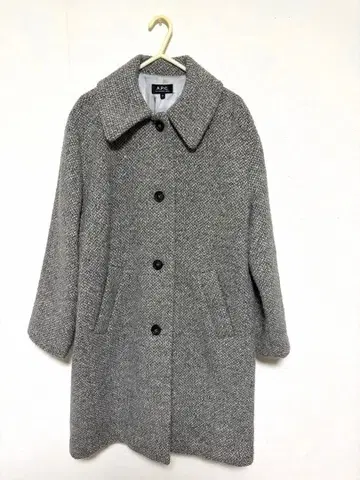A.P.C. 그레이 롱 코트 사이즈 36