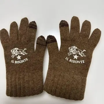IL BISONTE 브라운 니트 그로브