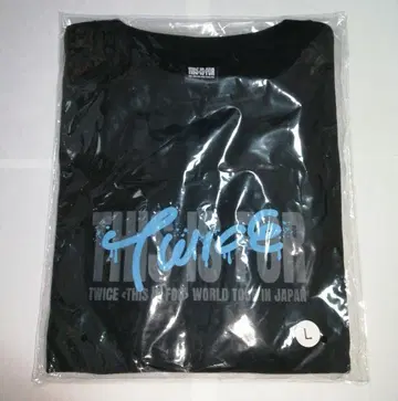 TWICE THIS IS FOR popup T셔츠 BLACK L 나연