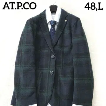 컨디션 최상 ] 아티피코 이탈리아제 테일러드 자켓 48 L 블랙워치