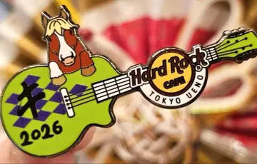 하드 록 카페 우에노 2026 간지 핀