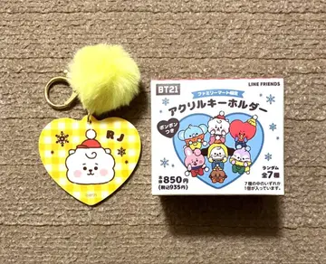 BT21 훼미리마트 한정판 아크릴 키링 RJ