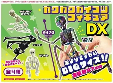 각진 해골 피규어 DX 4체 세트 스켈레톤