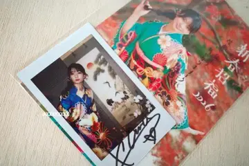 세토 카나 새해 카드 엽서 & 친필 사인 폴라로이드 세트 ( D)