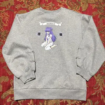 란마 1/2 캐릭터 프린트 맨투맨