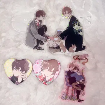 하레루야 베이비 아크릴 스탠드 아크릴 키링 캔뱃지