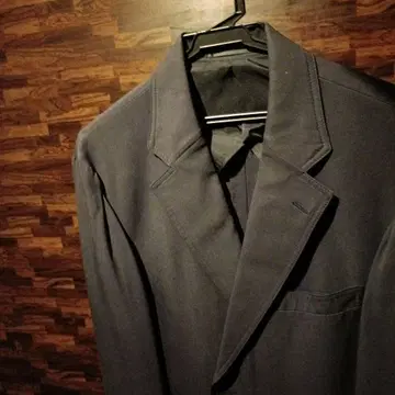 다크 블루 싱글 브레스 비즈니스 자켓