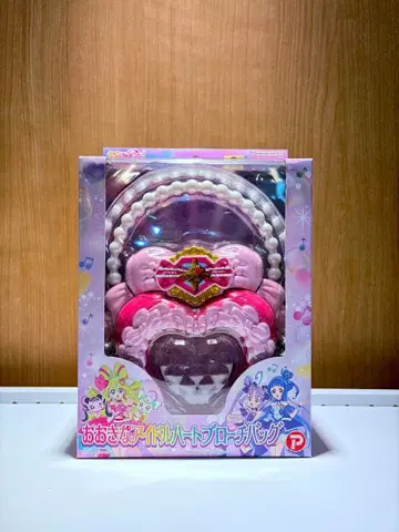 커다란 아이돌 하트 브로치 백