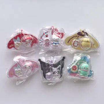 [ 익명 배송 ] 산리오 캐릭터즈 패키지 참 6개 세트