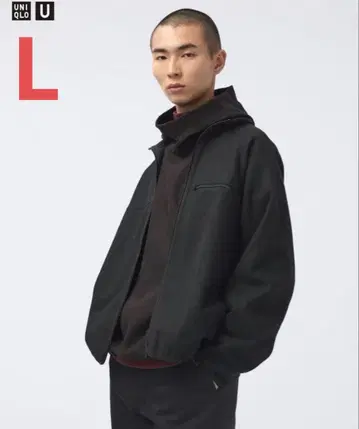 UNIQLO U 브러쉬드 저지 블루종