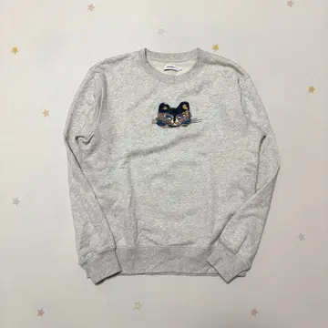 그라니프 백만 번 산 고양이 맨투맨 S 호랑이 고양이 페이스