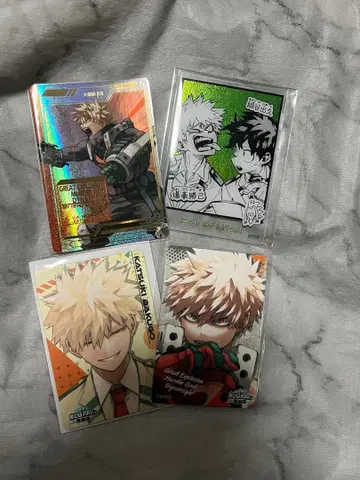 나의 히어로 아카데미아 히로아카 바쿠고 카츠키 박입 아크릴 카드 원화전