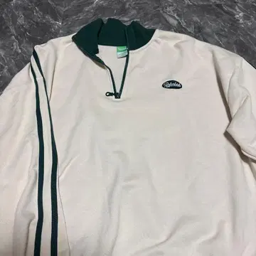 Refurbished 크림색 집업 트레이닝복