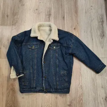 데님 자켓 보아 포함 오버 사이즈