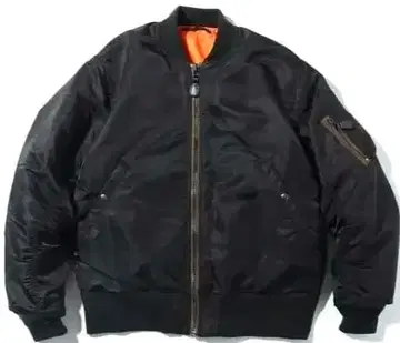 HOUSTON MA-1 블랙 x 오렌지 사이즈 XL 컨디션 최상