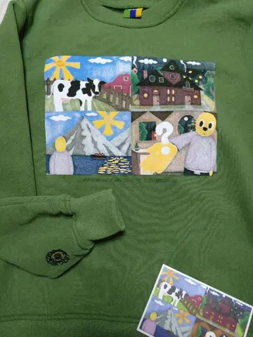 bedlam 타겟 맨투맨 Finley Davison 프린트