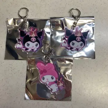우사미 마이멜로디 쿠로미 아크릴 키링 3개 세트