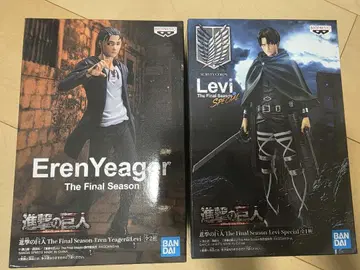진격의 거인 엘렌 & 리바이 피규어 2체 세트