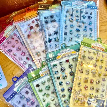 포켓몬 한국 공식 버블 스티커 전 8종 컴플리트 세트