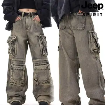 Jeep SPIRIT 카고 데님 팬츠