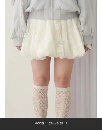 merry jenny 레이스 벌룬 미니 스커트