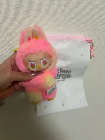 토끼 코스튬 봉제 인형 수납 봉투 포함