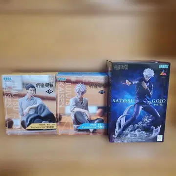 주술회전 고죠 사토루 게토 스구루 피규어 3점 세트