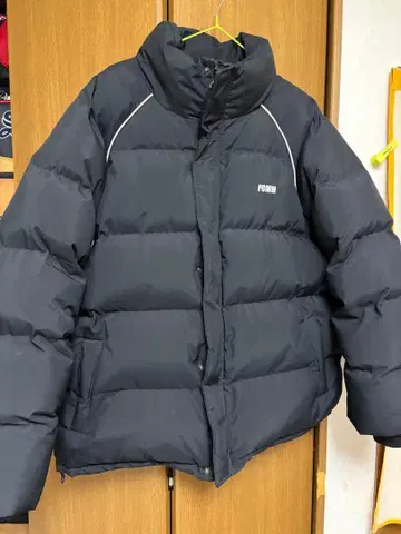 FCMM 블랙 다운 자켓 L
