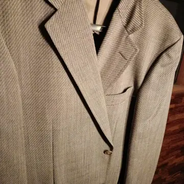 새상품 REGAL 그레이 스트라이프 자켓