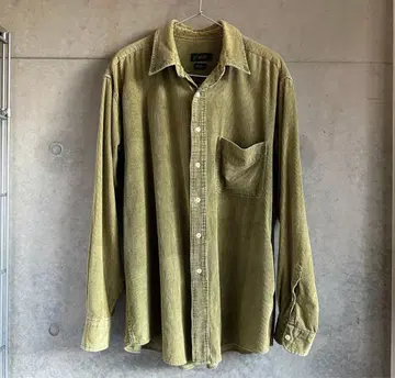 90s J.CREW 거인 택 극상 코듀로이 셔츠