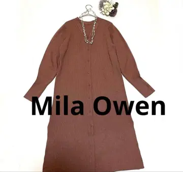 [ 새상품급 ] 미라 오웬 롱 가디건 프리 사이즈 브라운