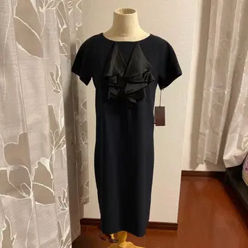 Ylang Ylang 택 포함 새상품 네이비 프릴 원피스