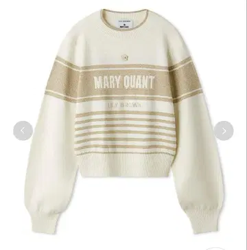 [ LILY BROWN x MARY QUANT ] 바리에 자카드 니트