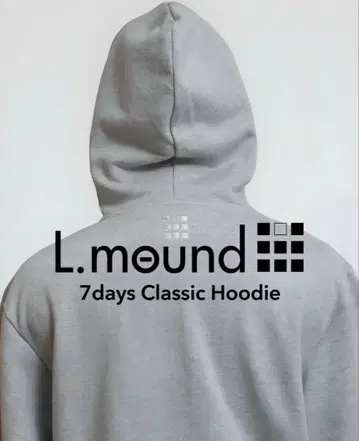 L.mound 7days 클래식 후디 그레이 사이즈 2