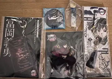 귀멸의 칼날 토미오카 기유 무한성편 아크릴 스탠드 아크스타 캔뱃지 세트