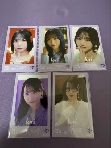 =LOVE 이코라브 미니 포토 카드 vol.10 노구치 이오리 5종 컴프