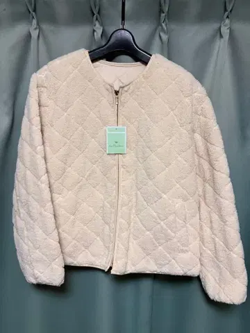 쁘띠 옹플뢰르 플리스 자켓 크림