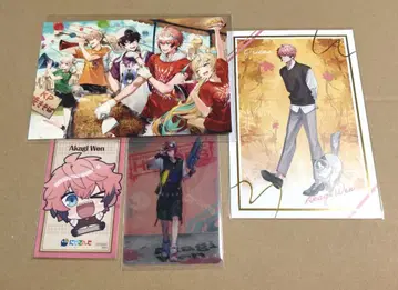 니지산지 아카기 웬 엽서 스티커 클리어 카드