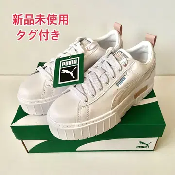[택 포함 새상품] PUMA 푸마 MAYZE 메이즈 가죽 24.5cm