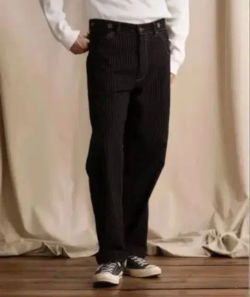 Schott 히코리 데님 블랙 32