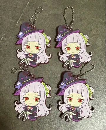 무라사키 시온 키링 4개 세트