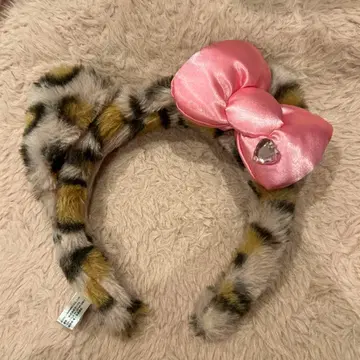 유니버셜 UFJ 머리띠 키티 레오파드 무늬