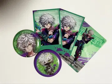 [특전 포함] 니지산지 무라쿠모 카게츠 캔뱃지 & 폴라로이드 세트