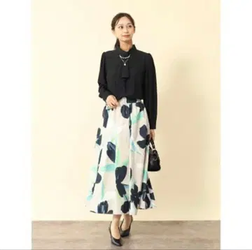 FENNEL 플레어 롱 스커트