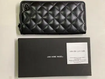 특가 JAM HOME MADE 퀼팅 장지갑 블랙