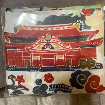 빅 에코백 슈리성 홍형 패턴