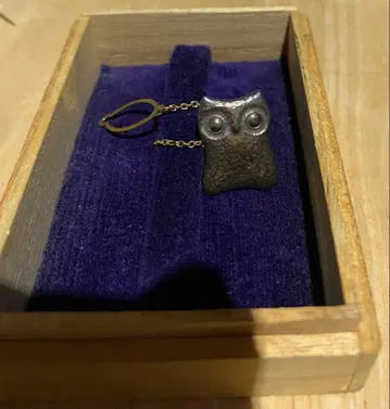 실버 핀 배지 SILVER 타이 턱 넥타이핀 은제 스트랩